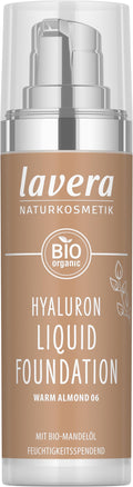 lavera Hyaluron Liquid Foundation – Warm Almond 06 – Vegan Makeup