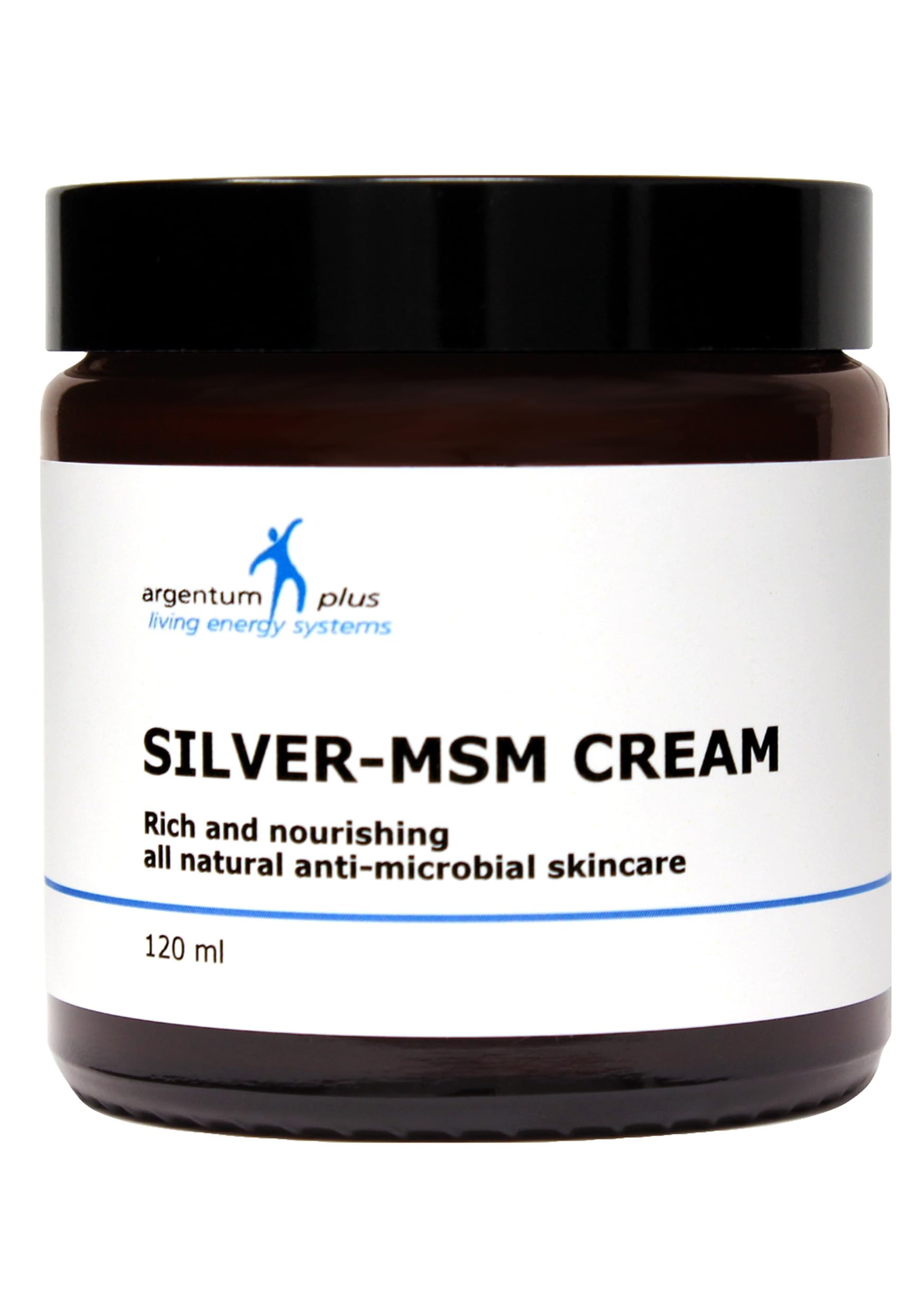 Silver-MSM Cream by Argentum Plus – Natural Antimicrobial Skin Care 120ml