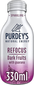 Purdey's Refocus Dark Fruits Multivitamin Energy Drink – 12 x 330ml
