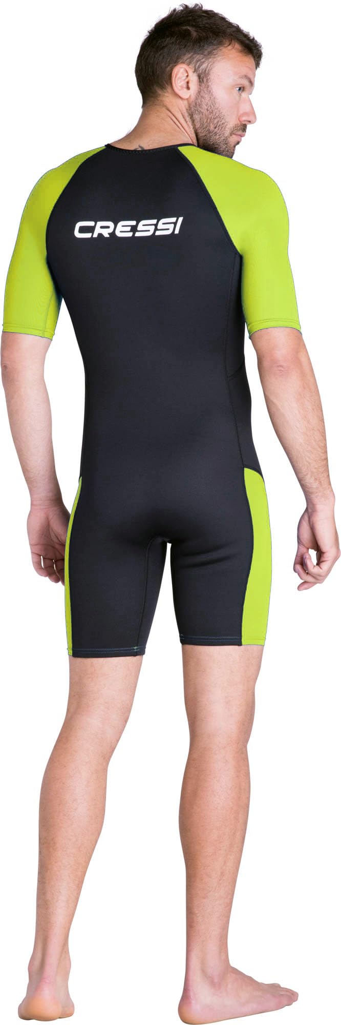 Cressi Tiburon Men's 2mm Neoprene Shorty Wetsuit | YKK Front Zip