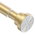 Jolof Store No-Drill Extendable Shower Curtain Pole, 78-126cm Gold Rail