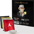 Lazy Ape Coffee Club ESE 44mm Espresso Paper Pods - Variety Pack 70ct
