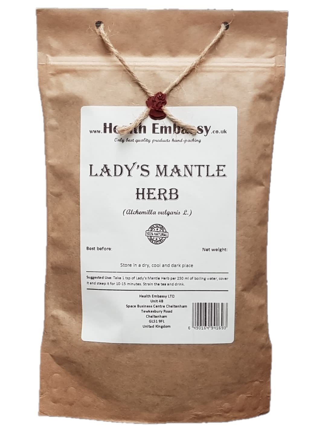 Lady's Mantle Herb Tea - Alchemilla Vulgaris L - Health Embassy 100g