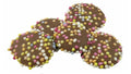Hannahs Milk Chocolate Jazzies – Retro Candy Sprinkle Discs, 1kg