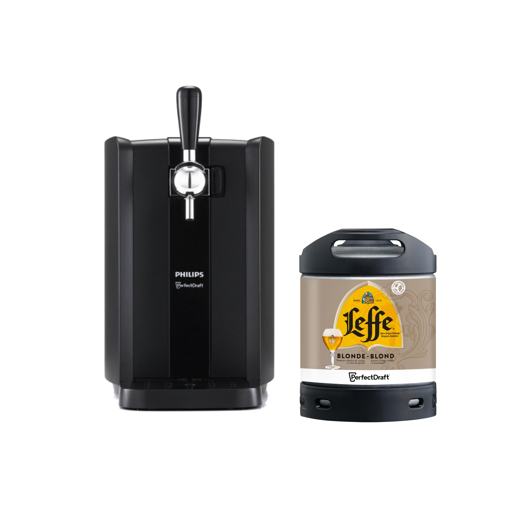 Philips PerfectDraft Beer Dispenser & Cooler with Leffe Blonde Keg