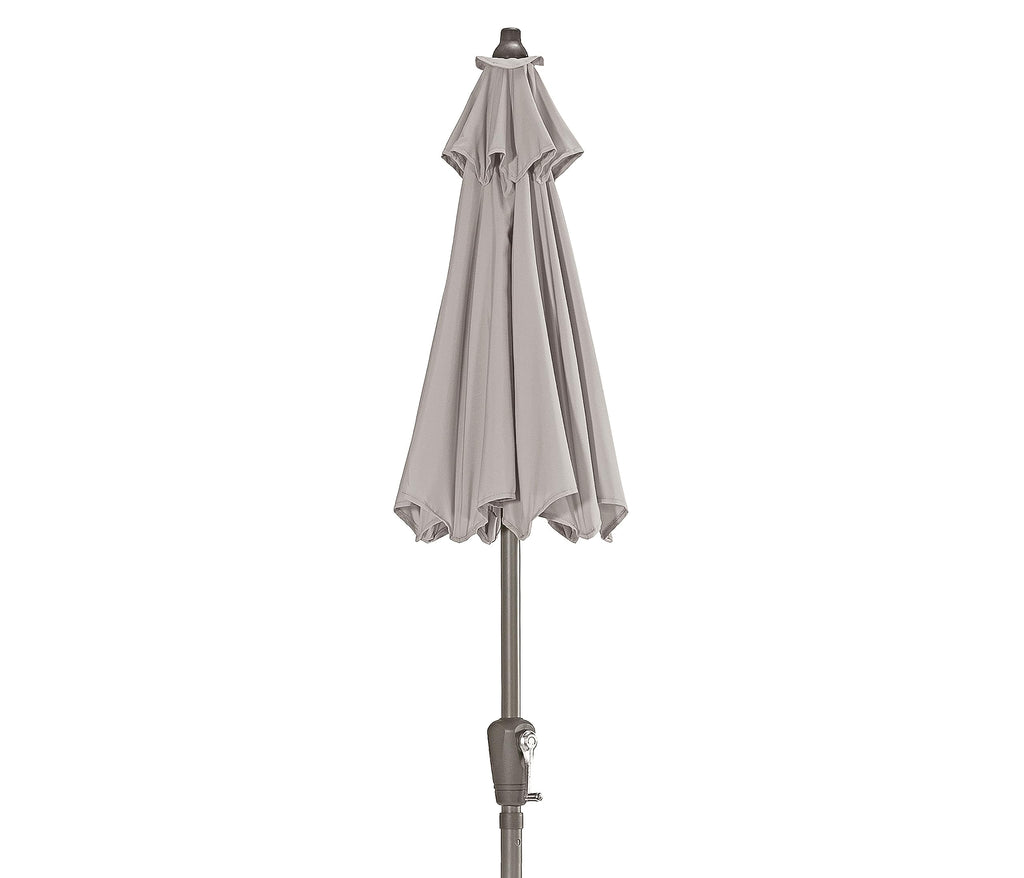 Dehner Kos Parasol – 150cm Turquoise Aluminium Garden Umbrella