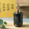 Black Marble Ceramic Soap Dispenser with Gold Pump | 300ML