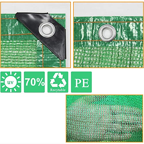 BeGrit 70% Greenhouse Shading Net with Grommets – UV Resistant Shade Cloth