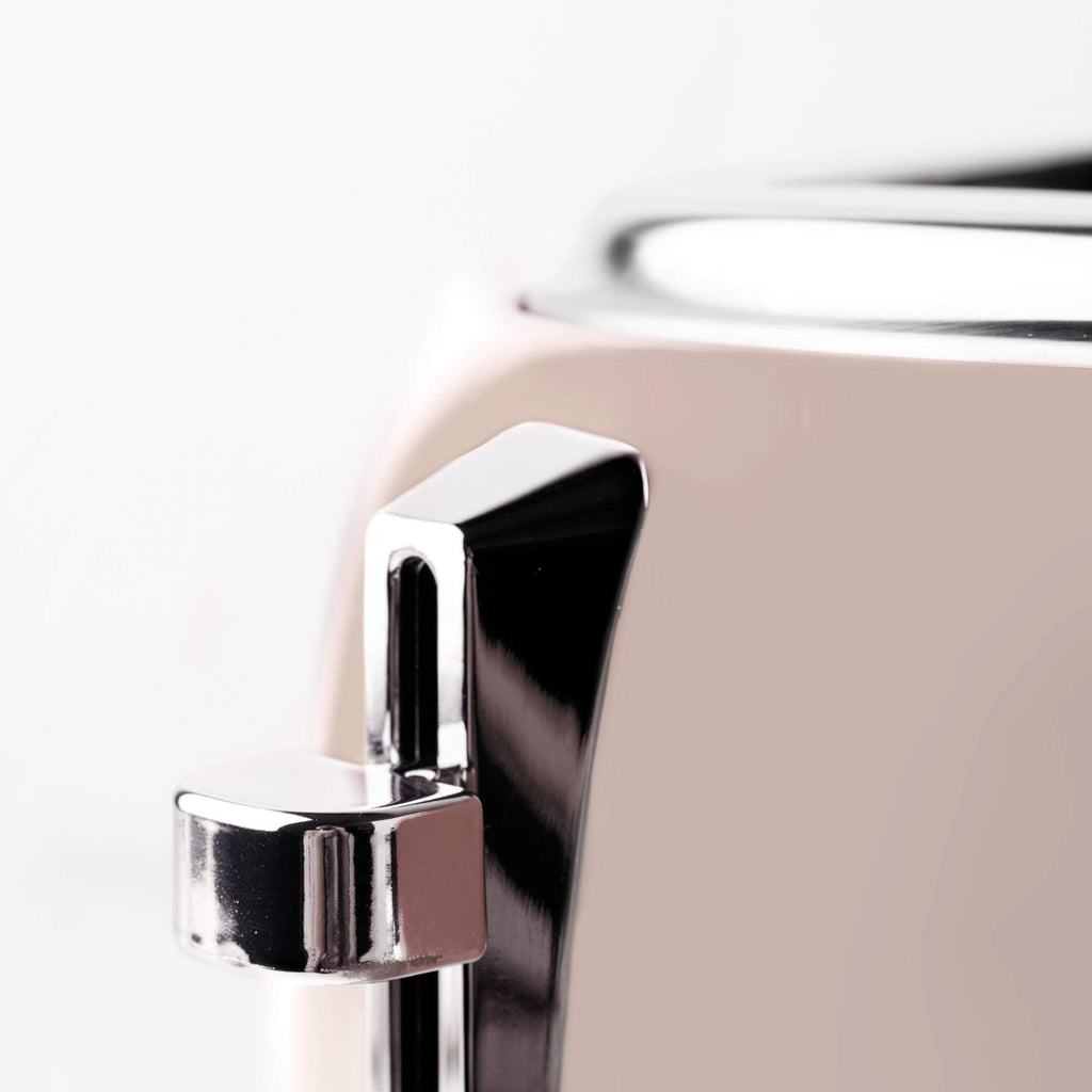 Haden Jersey 4 Slice Retro Toaster – Putty Stainless Steel Housing