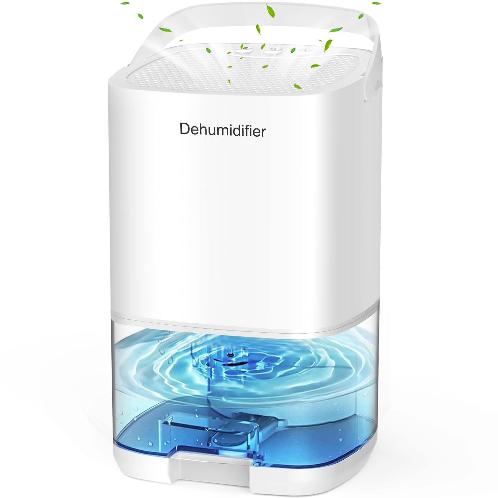 NexGlow 1000ml Portable Dehumidifier for Home – Quiet 320 sq. ft Bedroom