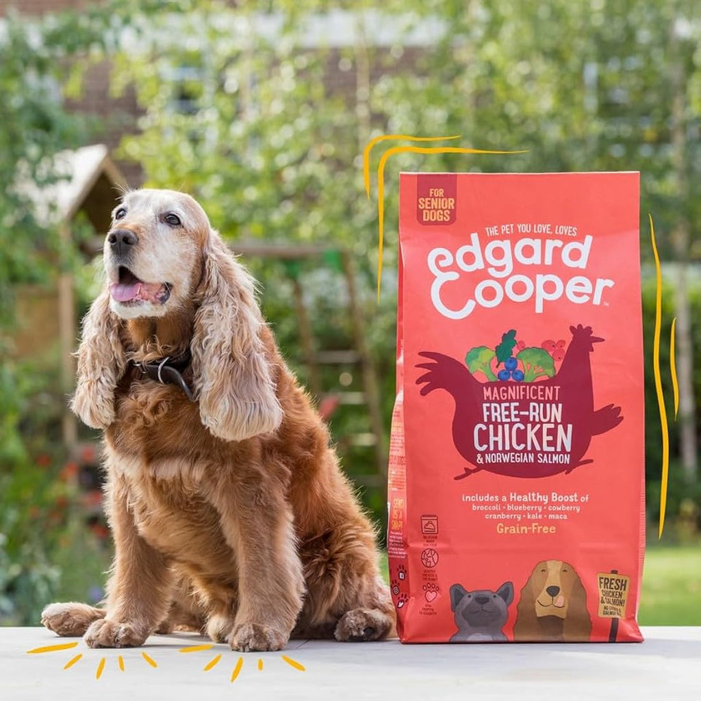 Edgard & Cooper Senior Grain Free Dog Food | Chicken & Salmon 7kg
