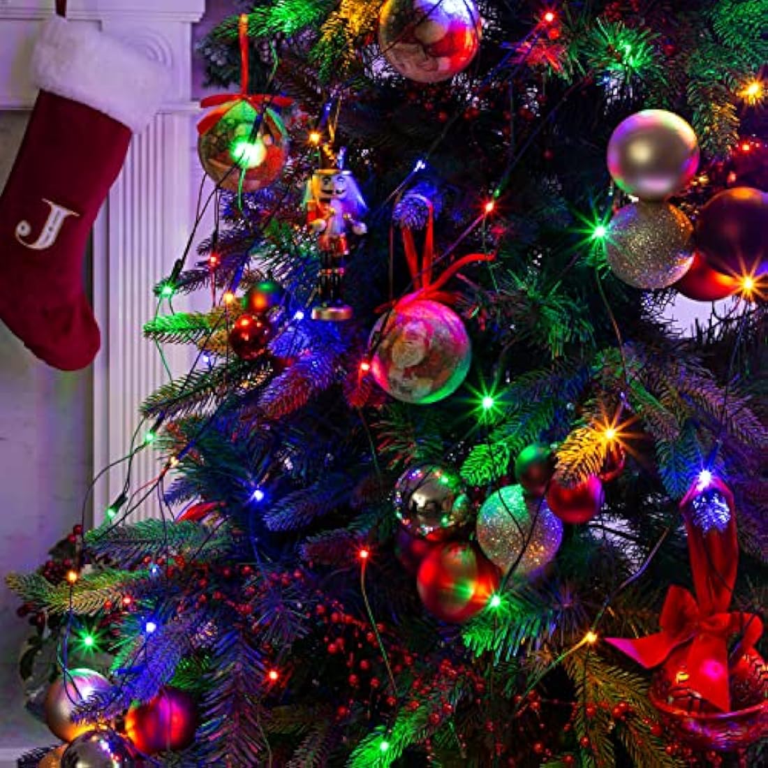 Jolof Store 180 LED Multi-Coloured Christmas Net Lights – 1.8 x 1.2m
