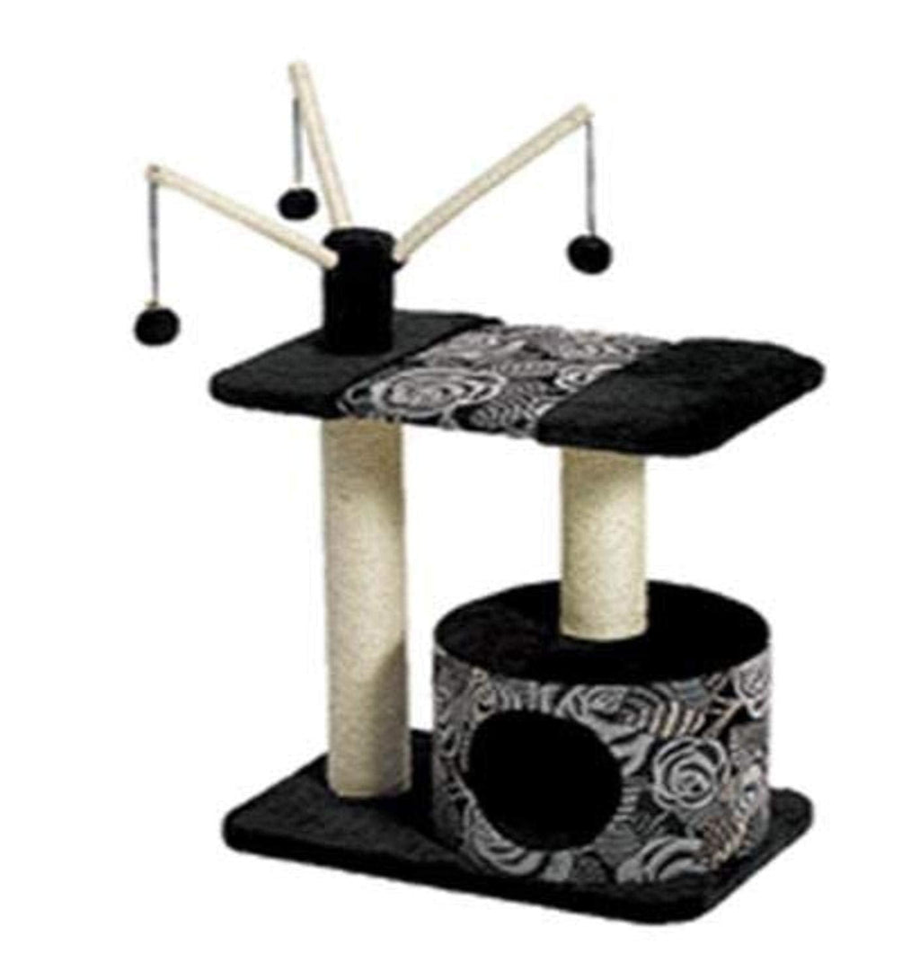 MidWest Homes 3-Tier Cat Tree - Sisal Scratching Post & Dangle Toys