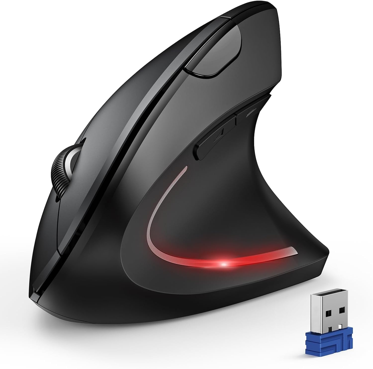 TECKNET Ergonomic Vertical Mouse | Wireless Bluetooth & 4800 DPI Silent