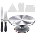 Ohuhu 12 Inch Cake Decorating Turntable – Aluminum Alloy Rotating Stand