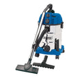 Draper 1600W Wet and Dry Vacuum Cleaner | 30L Stainless Steel Tank