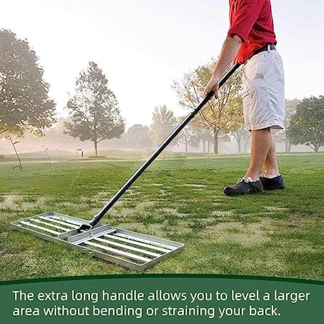Byhagern Lawn Levelling Rake – 36" Heavy Duty Steel Levelawn Tool