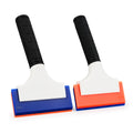 EHDIS 5-Inch Window Squeegee 2-Pack | Dual Hardness Non-Slip Glass Scraper
