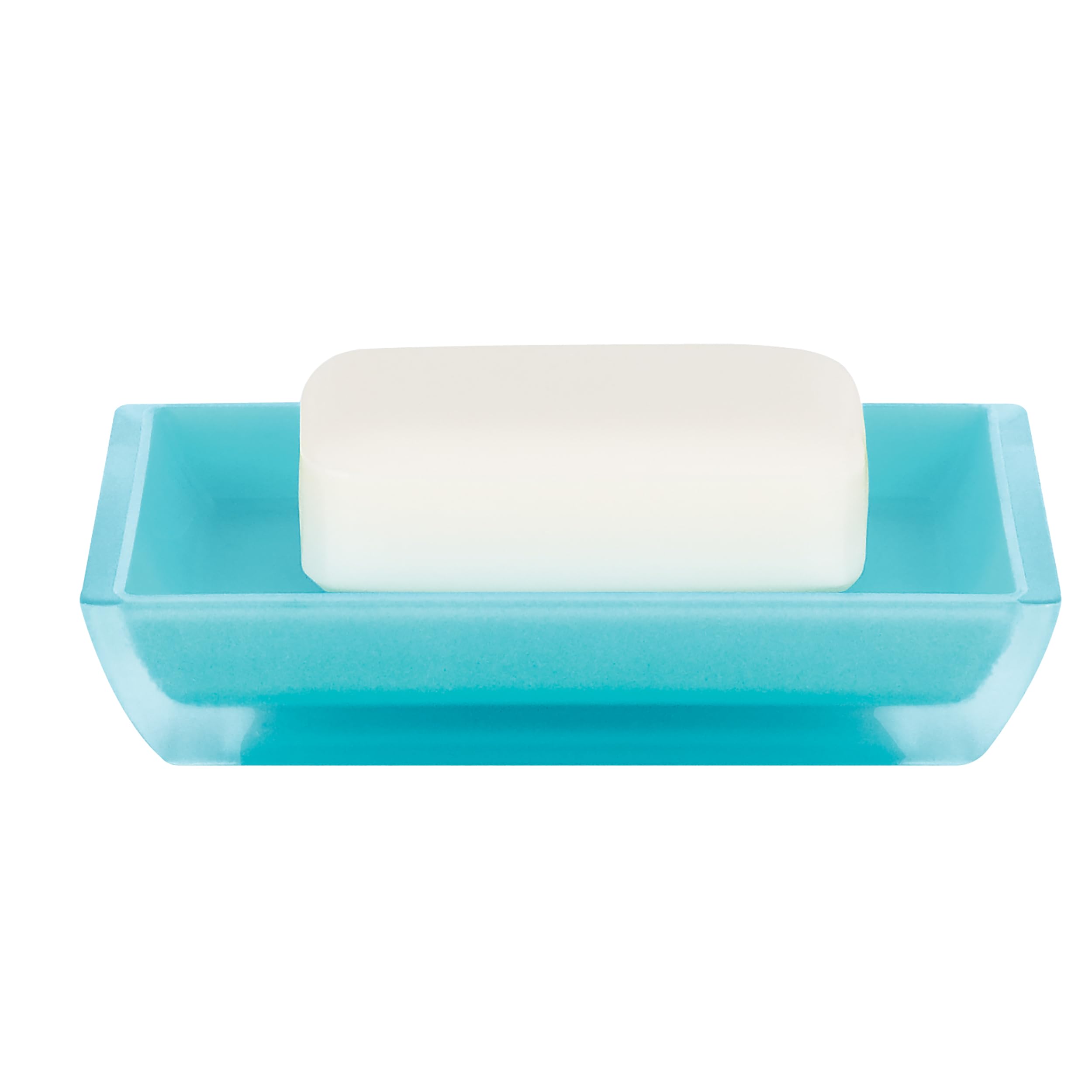 Spirella Freddo Soap Dish | Modern Polystyrol Bathroom Tray, Acqua