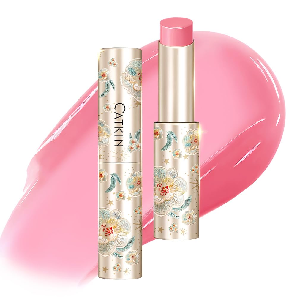 CATKIN Glossy Tinted Lip Balm | Hydrating Sheer Melting Lip Gloss