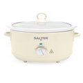 Salter Retro 6.5L Slow Cooker – Ceramic Pot with 3 Heat Settings