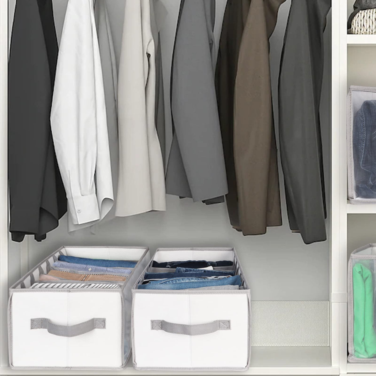 Univivi Large Clothes Drawer Organiser, 7 Grids, 4 pack - image 5
