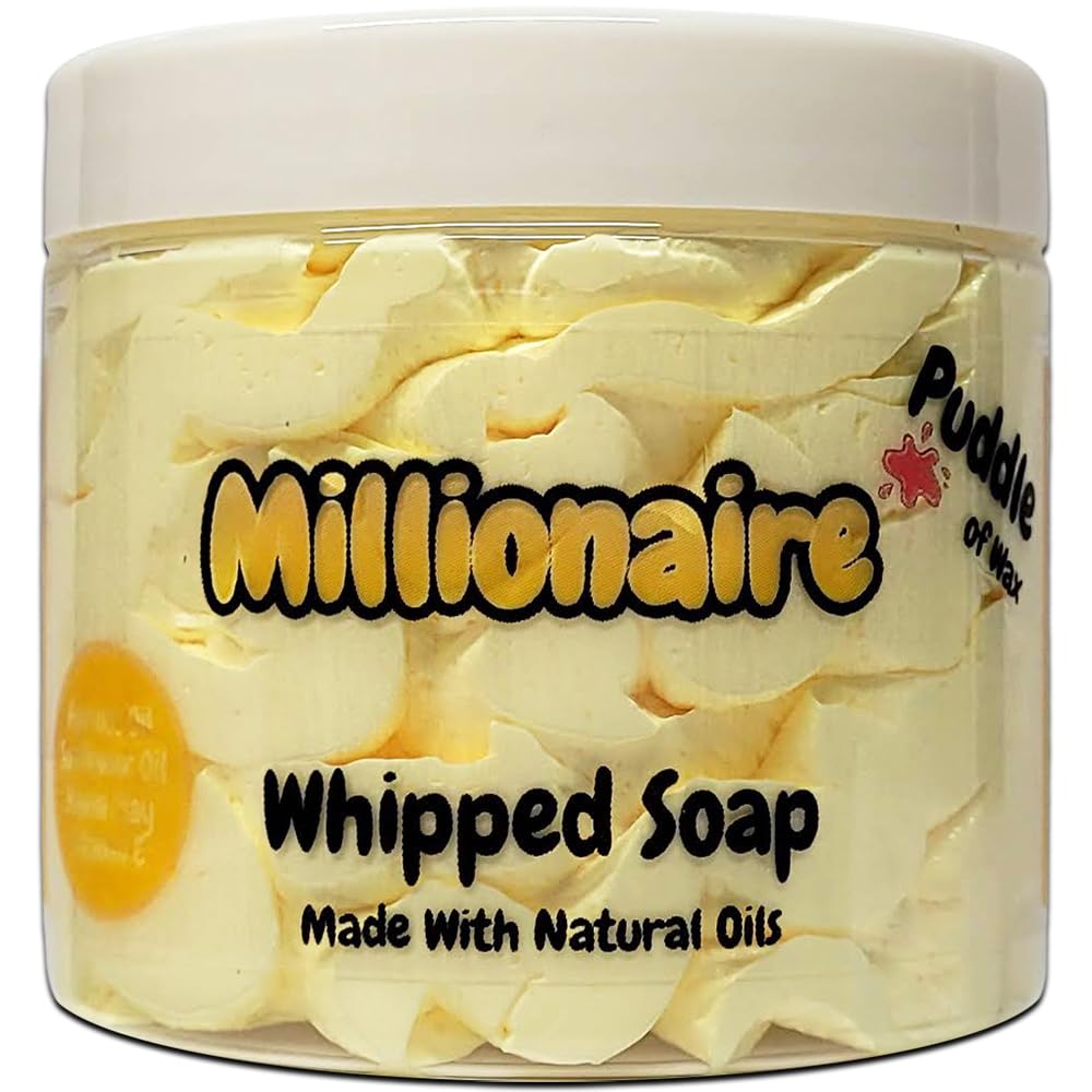 Puddle of Wax Millionaire Whipped Soap Body Wash – 150g Vegan Cleanser