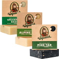 Dr. Squatch Natural Men's Soap 3-Pack – Pine Tar, Alpine Sage & Basil