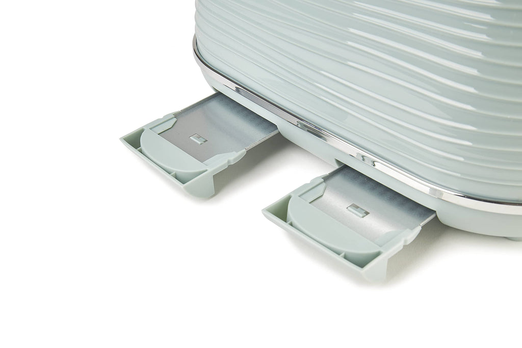 Haden Devon 4-Slice Toaster – Eucalyptus Green Retro Wide Slot