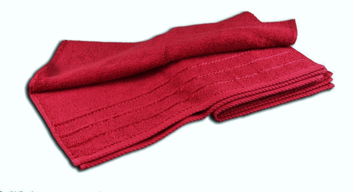 Gözze - Set of 4 Hand Towels, Berlin, 100% Cotton, 50 x 100 cm - Bordeaux - image 2