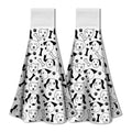 WADORN Dog Hand Towels | 2-Pack Microfiber Hanging Kitchen Dish Cloths