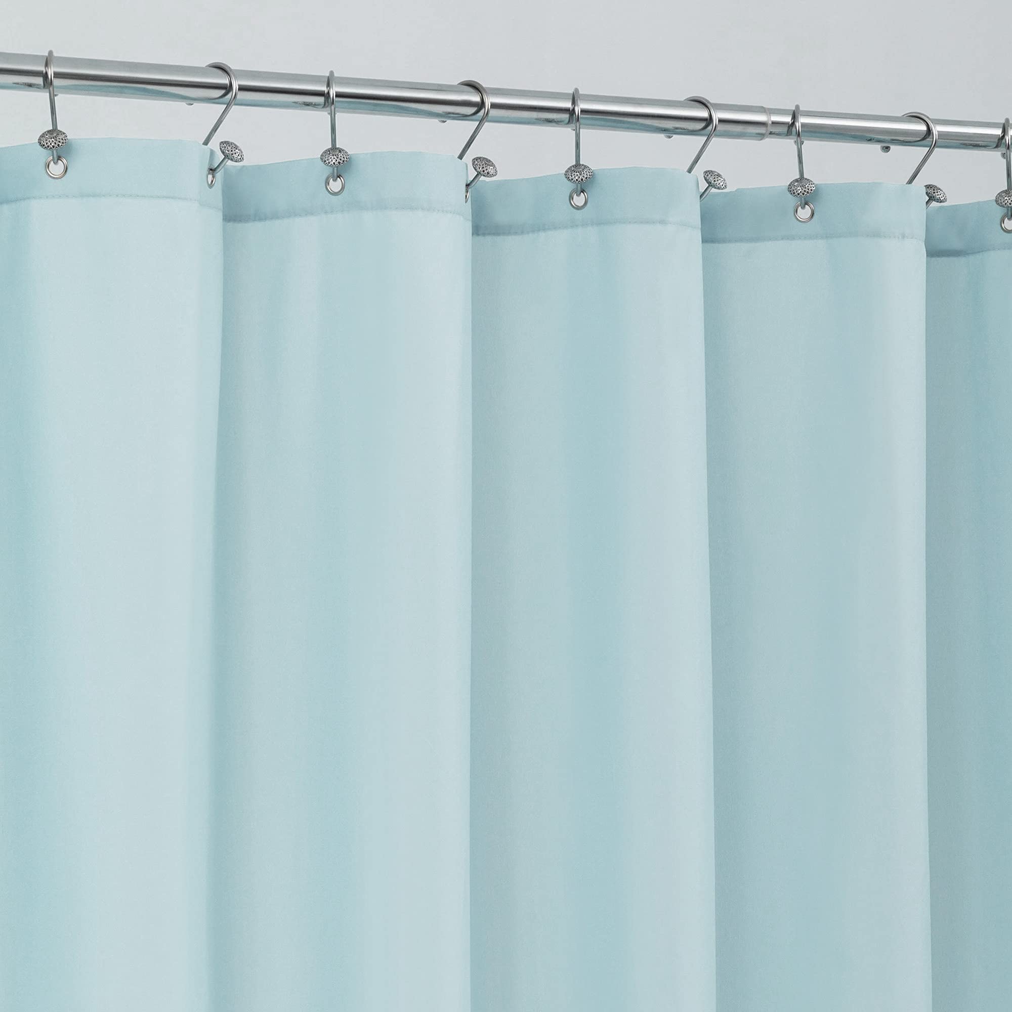Alyvia Spring Waterproof Fabric Shower Curtain Liner - Blue, 72x72
