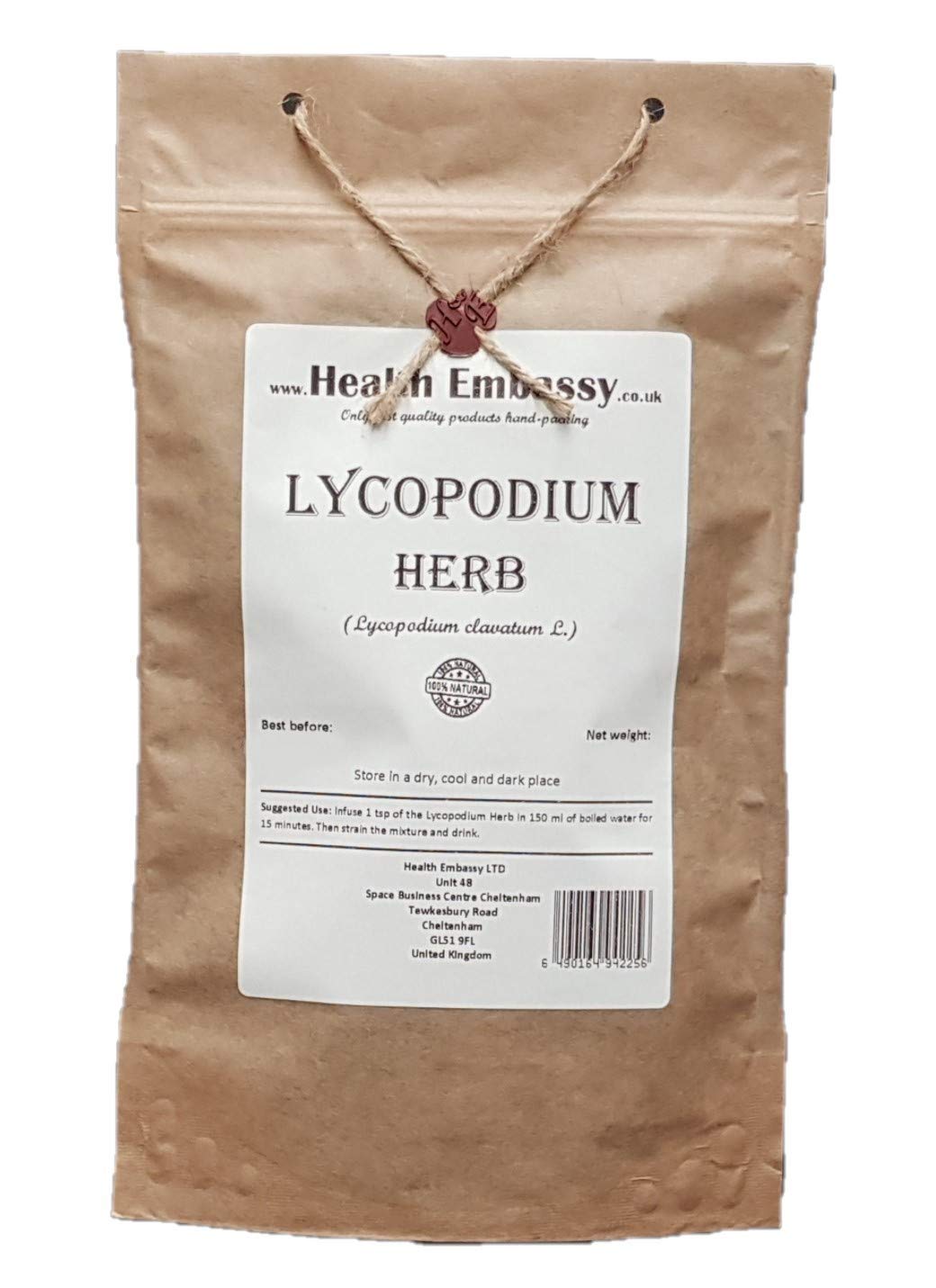Health Embassy Lycopodium Herb | Lycopodium Clavatum L | 100g Dried Herb