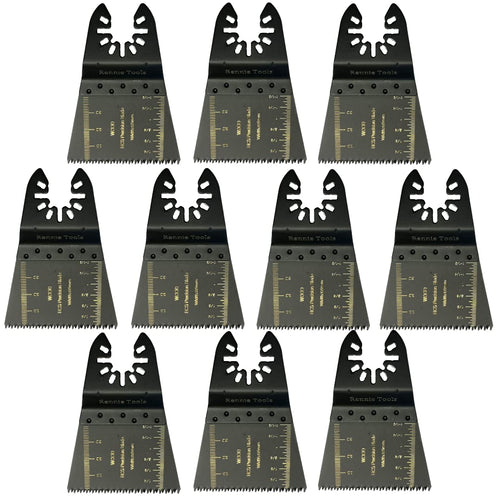 Jolof Store 10-Pack 65mm Coarse Oscillating Multi Tool Wood Saw Blades