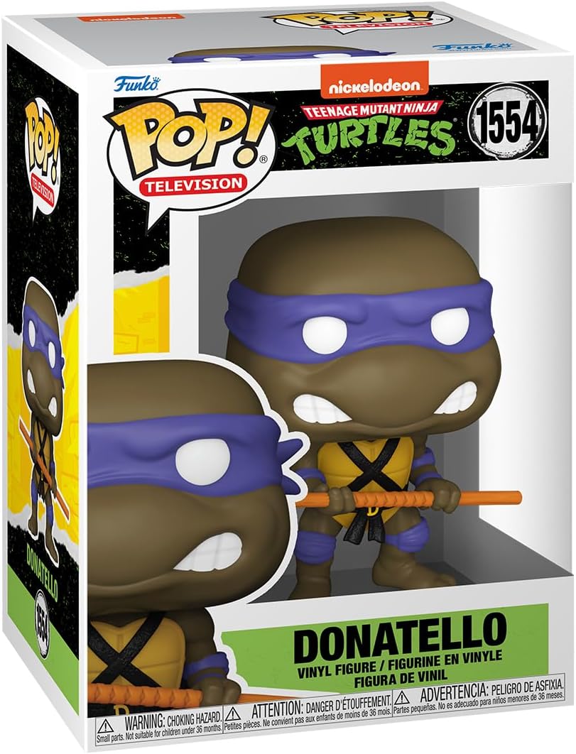 Funko Pop! TMNT Donatello Vinyl Figure – 3.75 Inch Collectible Toy
