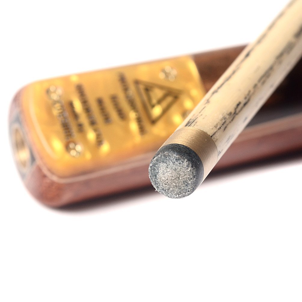 CUESOUL 57" Handcrafted 3/4 Snooker Cue | Ash Wood & Leatherette Bag