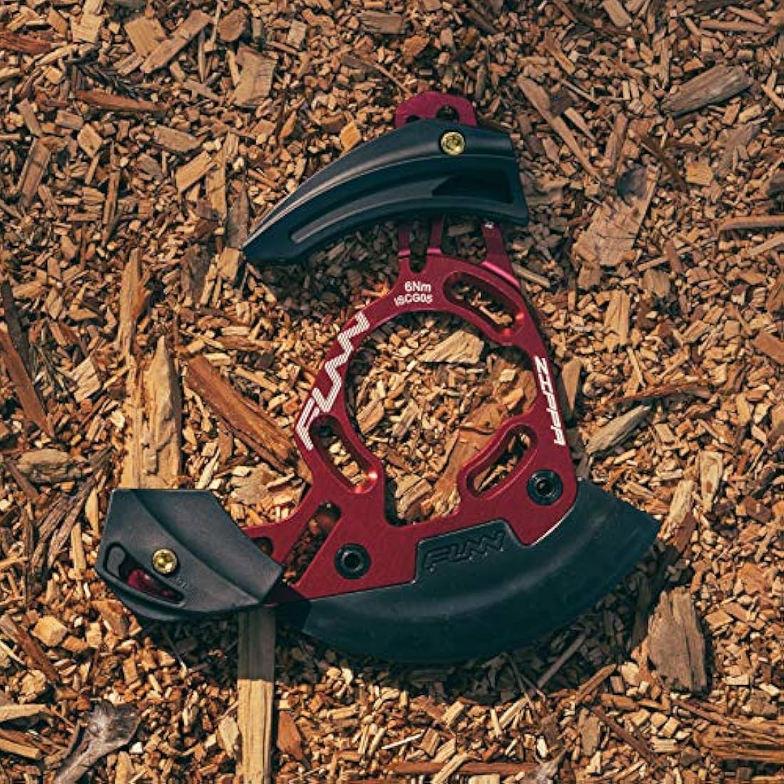 Funn Zippa DH Chain Guide | ISCG05 MTB Bash Guard | 32T-38T Capacity