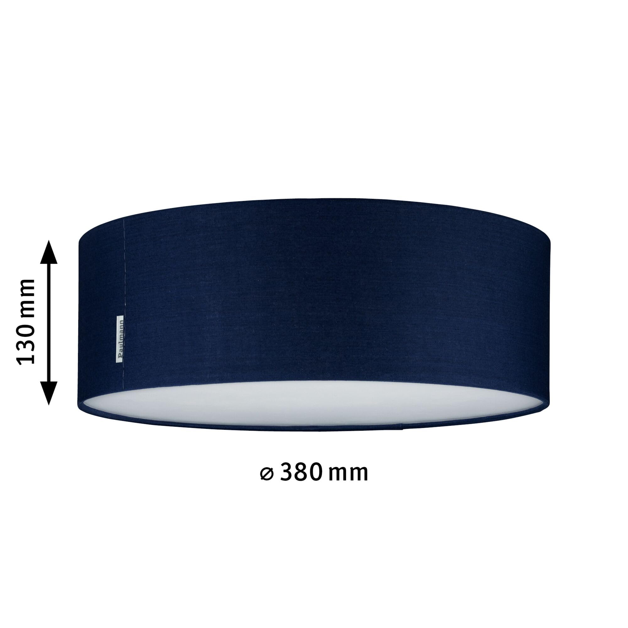 Paulmann Mari Blue Fabric Ceiling Lamp | 2-Light E27 Living Room Light