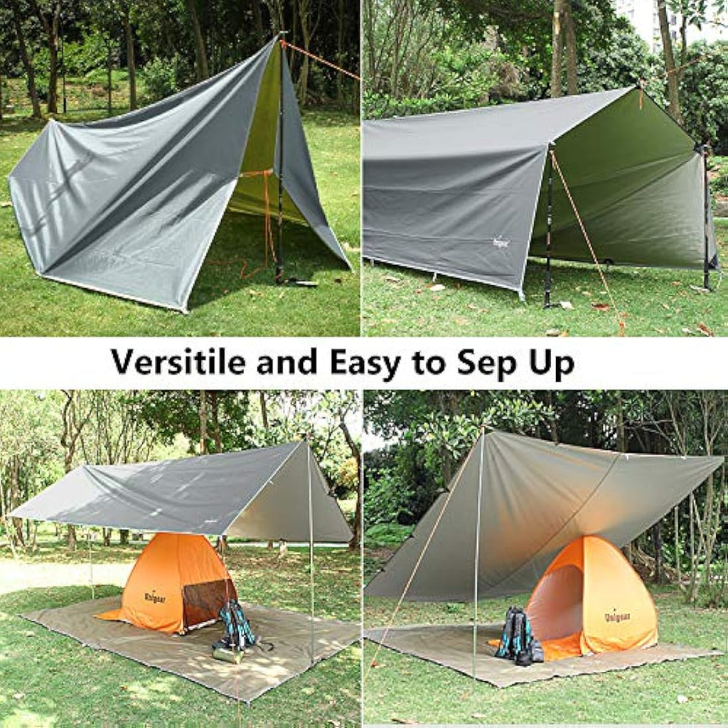 Unigear Waterproof Rain Fly Tarp | Lightweight Camping Tent Shelter