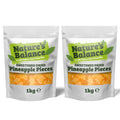 Nature’s Balance Dried Pineapple Pieces – 2kg Sweetened Dehydrated Fruit
