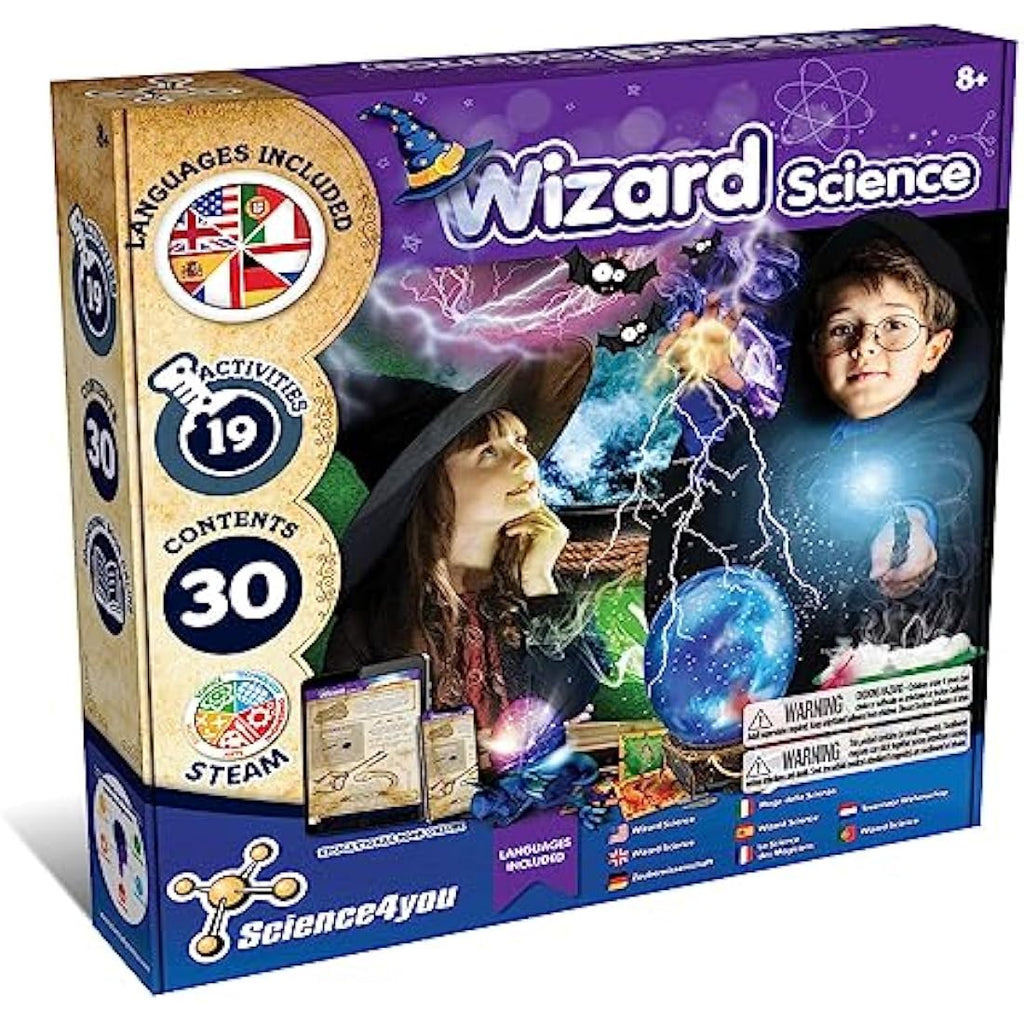 Science4you Wizard Science Kit – 19 STEM Magic Activities for Kids 8+