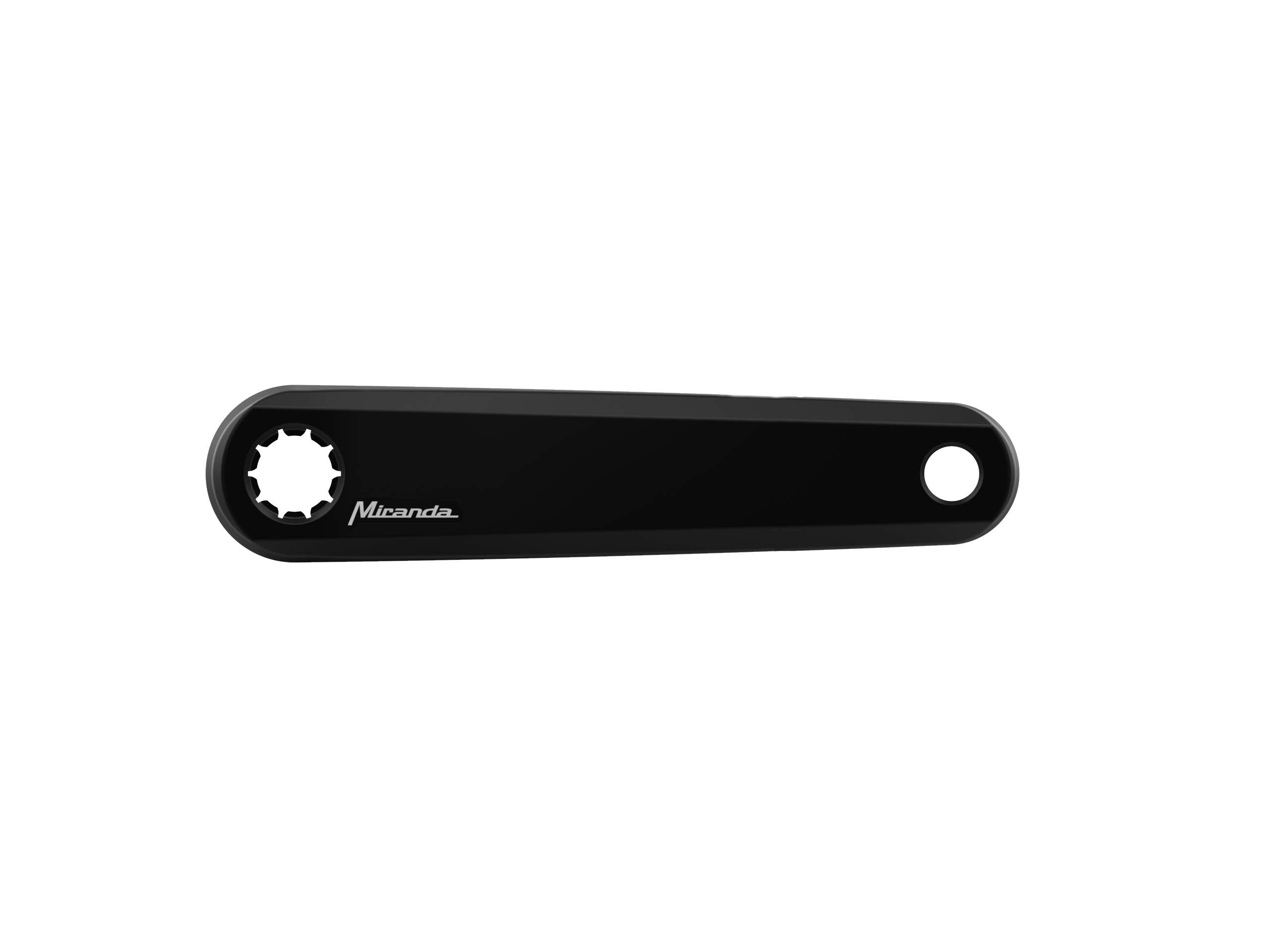 Miranda Delta Style E-Bike Alloy Cranks – Black, 155mm (Pair)