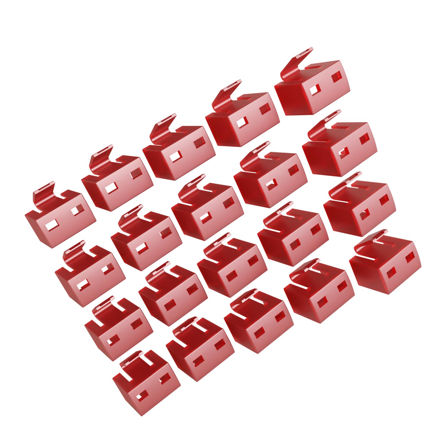 rhinocables RJ45 Port Blockers – Ethernet LAN Security Locks (20 Pack)