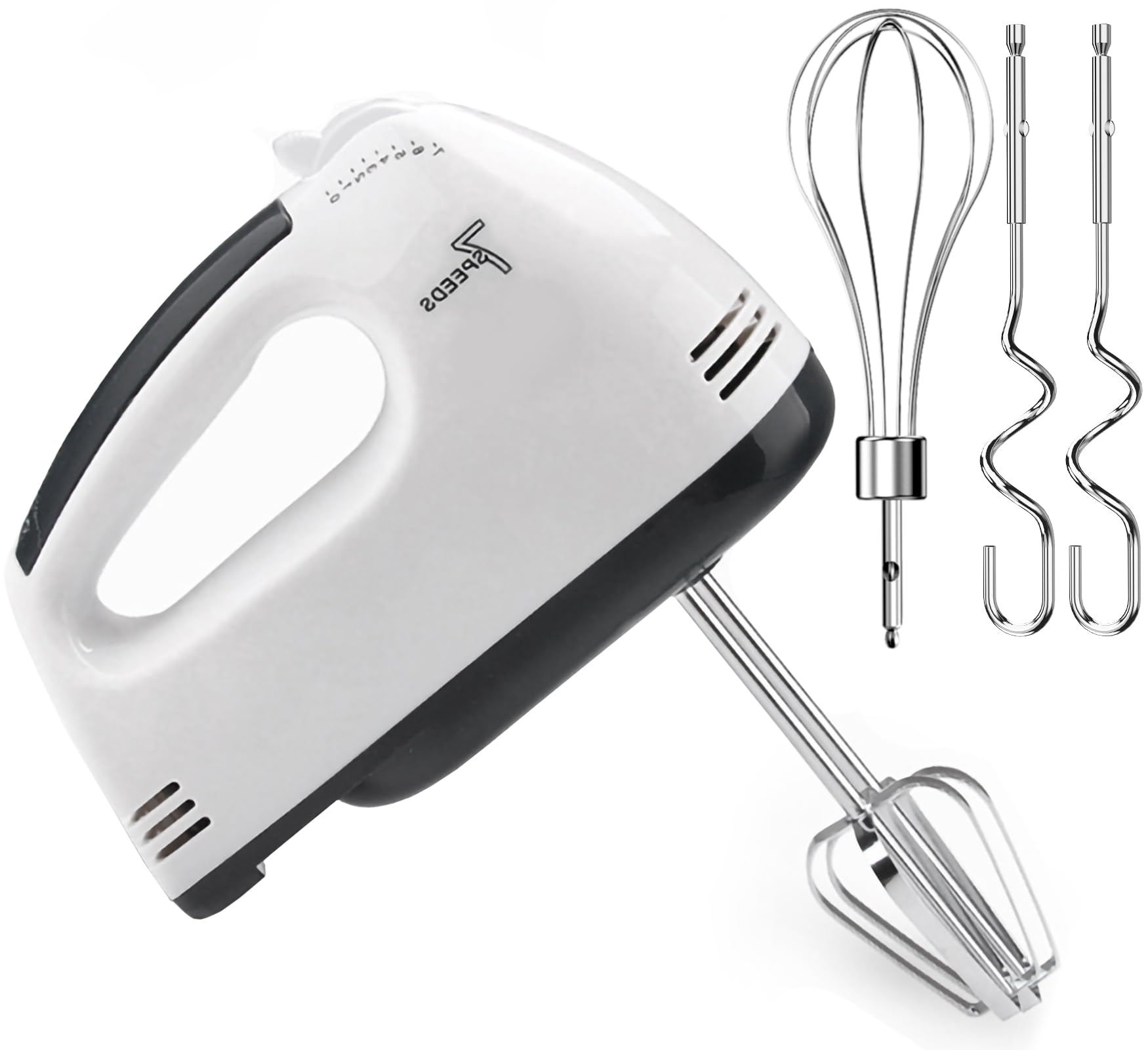 7-Speed Electric Hand Mixer with 5 Stainless Steel Tools