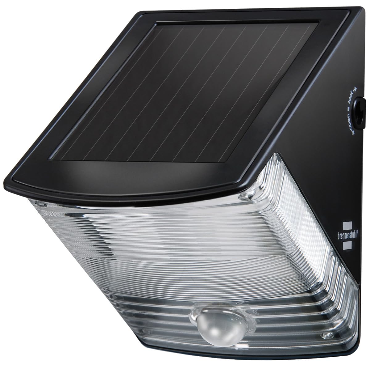 Brennenstuhl Solar LED Wall Lamp - IP44 Outdoor Motion Sensor Light