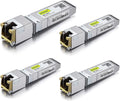 10Gtek 10GBase-T SFP+ to RJ45 Transceiver | 80m Copper Module (4-Pack)
