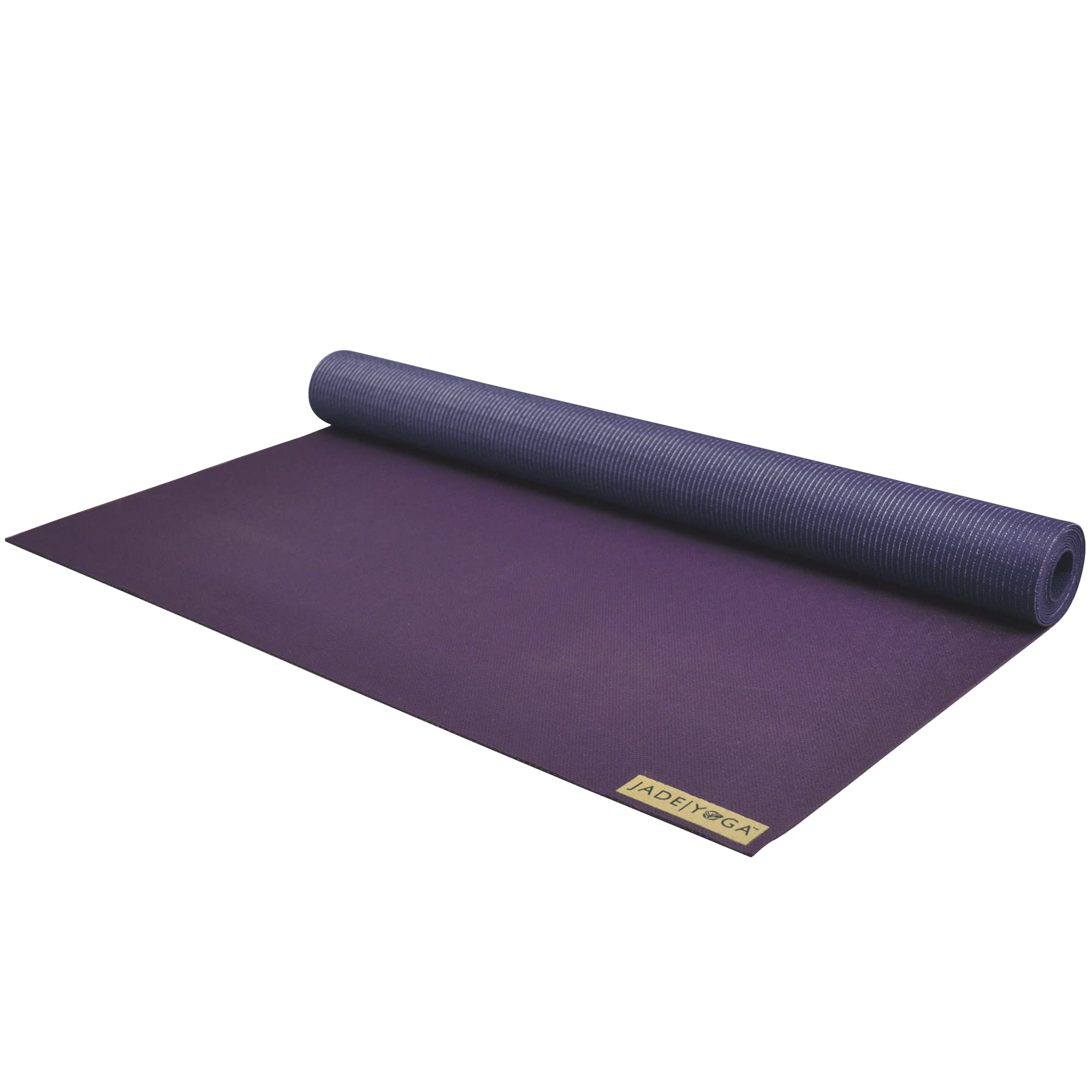 Jade Voyager Travel Yoga Mat | Natural Rubber Foldable Mat - Purple