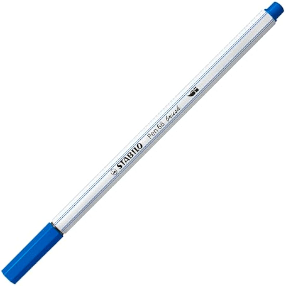 STABILO Pen 68 Brush Tip Markers - ARTY Tin of 30 Assorted Colours