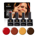 Bluesky Gel Nail Polish Set – Autumn AW22 Collection, 4 x 10ml