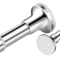 Heavy Duty Tension Shower Curtain Rod - Silver, 72-146 cm